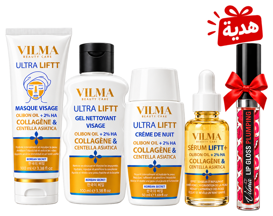 Pack Ultra Liftt – Huile d'Oliban, Acide Hyaluronique 2%, Collagène & Centella